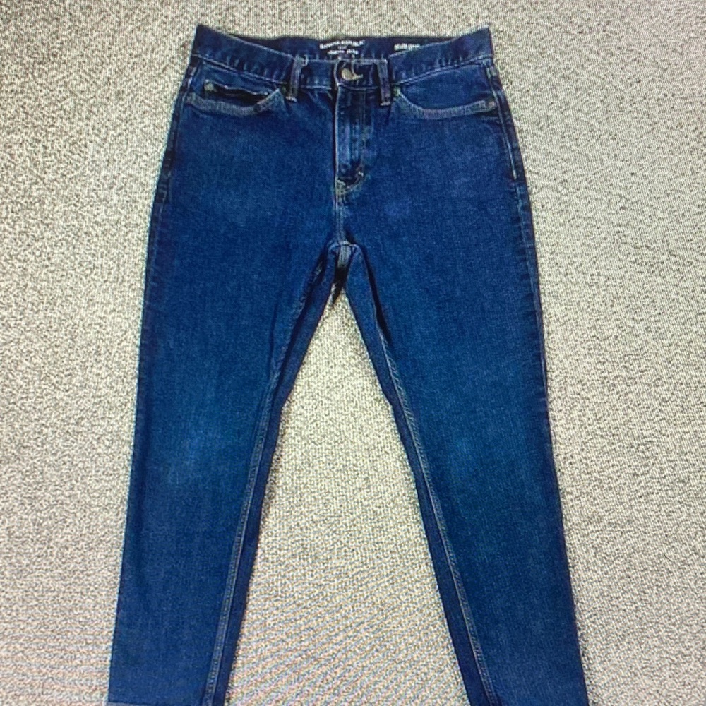 Banana Republic Men's Straight Jeans - Dark Blue
